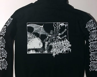 oversized goth hoodie