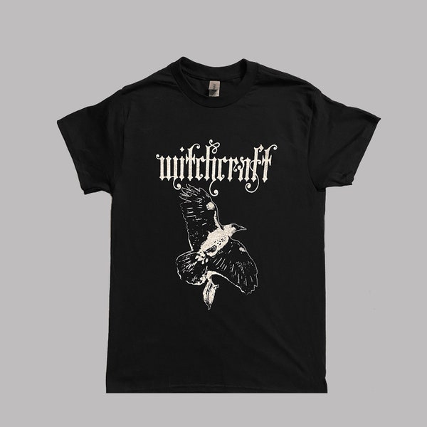 Witchcraft " Crow "  Men's Black T-shirt: doom metal stoner Psychedelic rock