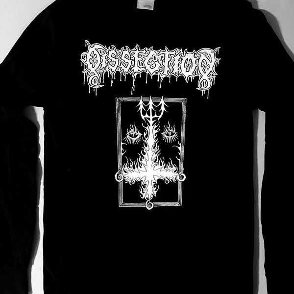 DISSECTION " Cross " Men's Long Sleeve T-shirt Black Metal Death Metal