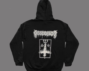 Dissection " Inverted Cross"  Hoodie Hooded Sweatshirt:  Death Black Metal Celtic Frost
