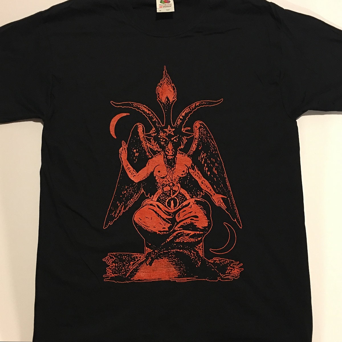 Cabra de Mendes T-Shirt-Baphomet pagano brujería Satanás Crowley-S a 3XL