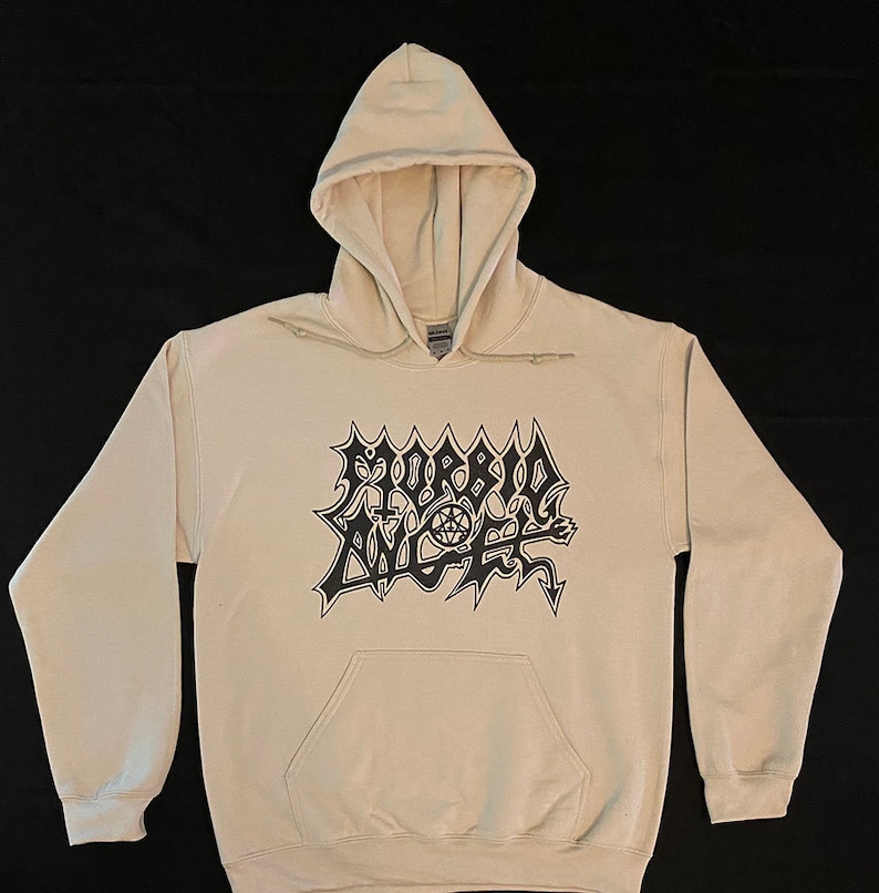 Morbid Angel Domination Zip Hoodie – NEW OFFICIAL Earache Hooded Sweatshirt, Men's XS, Black - View #3