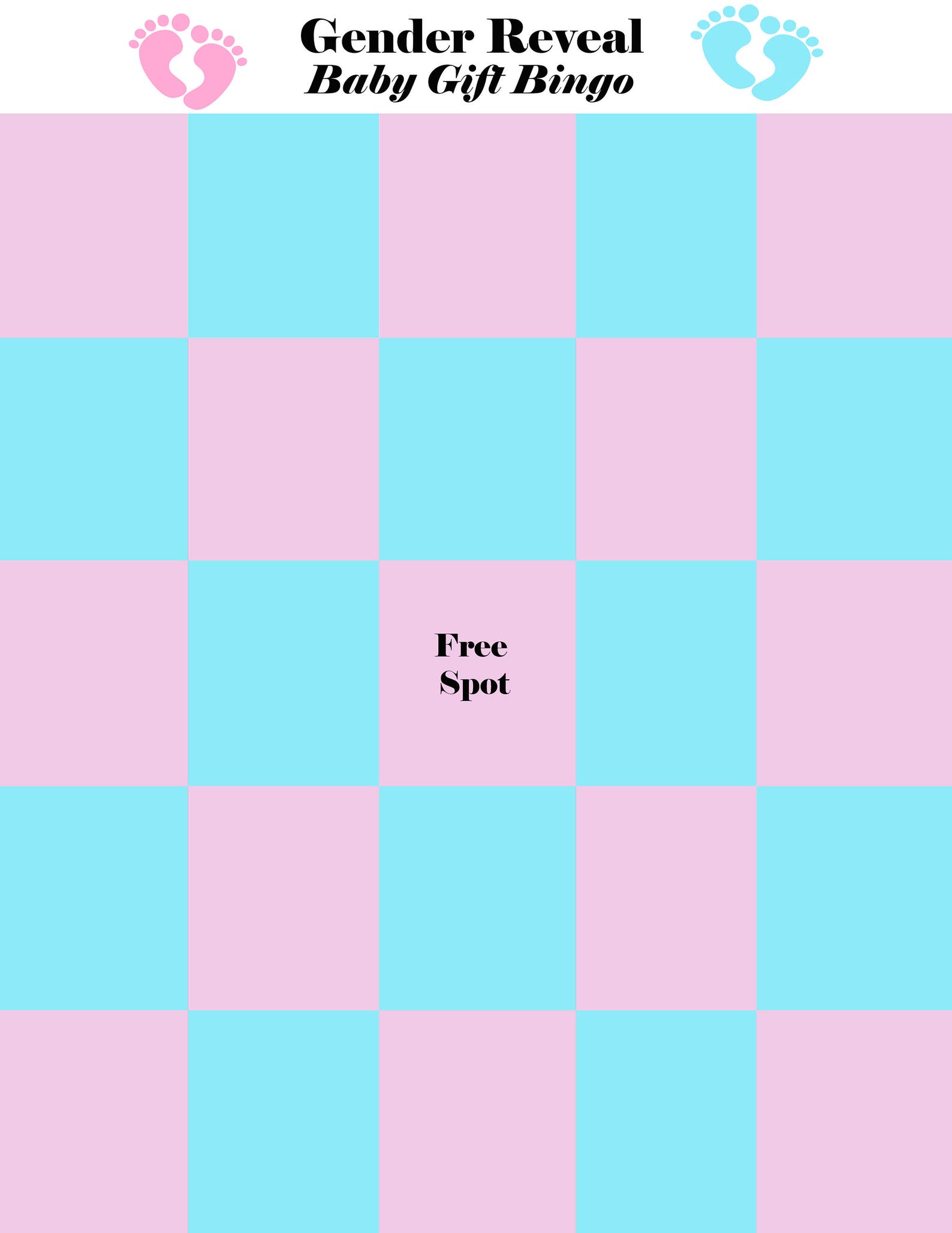 Gender Reveal Party Games Package With Six Games Etsy