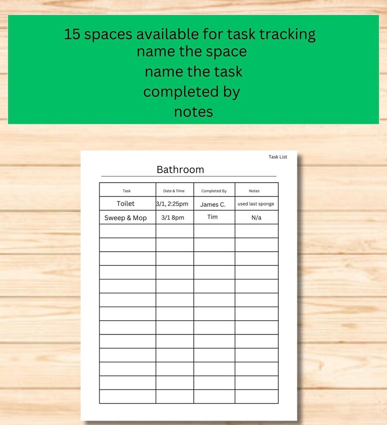 Small Task Templete Printable Task List Template: Small Business & Office Organizing (PDF ...