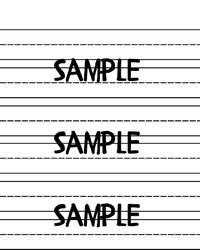 Name Writing Grid Personalized Name Tracing Worksheet: Preschool Writing Practice (PDF ...