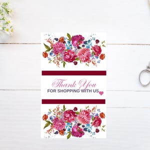 Tarjeta imprimible de agradecimiento por comprar con nosotros, notas de agradecimiento para vendedores de Etsy, tarjetas de agradecimiento por envío, tarjetas de agradecimiento por agradecimiento al cliente