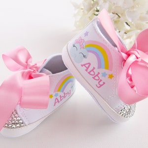 baby girl rainbow shoes