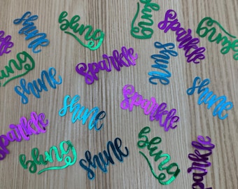 Bling, Sparkle, & Shine Confetti,  Jewel Theme Table Scatter, 90pcs
