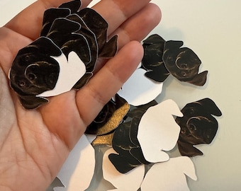 Custom Pet Face Confetti, Dog Party Decorations (50 Pieces)