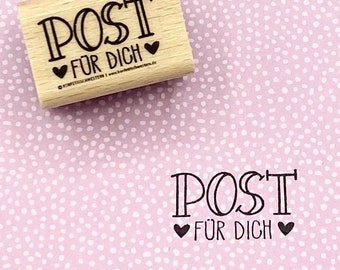 Stempel Post für Dich für Briefe, Karten