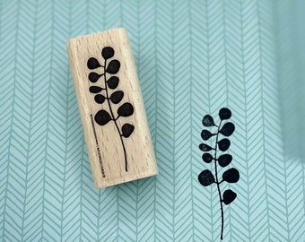 Stempel Eukalyptus, Pflanze für Grusskarten, Brief, Scrapbooking