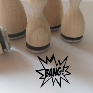 Mini stamp Comic Bang for cards, bullet journal....