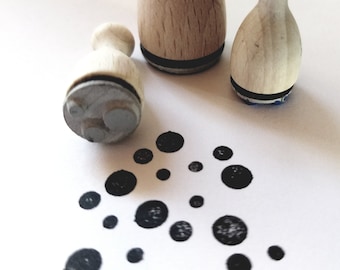 Mini Stempel Punkte, Kreise, Konfetti