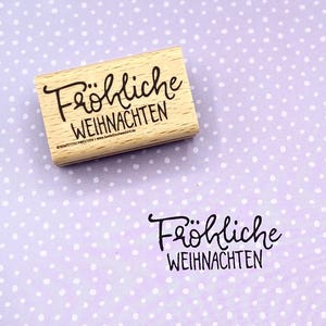 Stempel fröhlichen Weihnachten