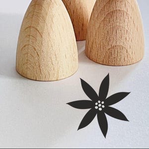 Maxi tampon grande fleur, motif floral, fleurs pour cartes, étiquettes cadeaux...