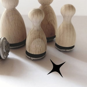 Mini stempel ster, planeet, ruimte voor kaarten, uitnodigingen, cadeaulabels...