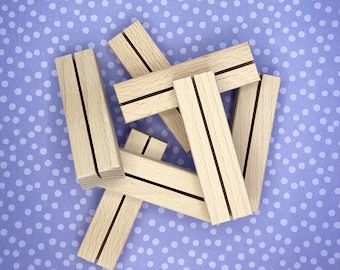 Uonlytech Lot De 20 Supports De Photos En Bois Pour Cartes De