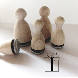 Mini Stempel Geschenk für Brief, Karte, Geschenkanhänger etc.