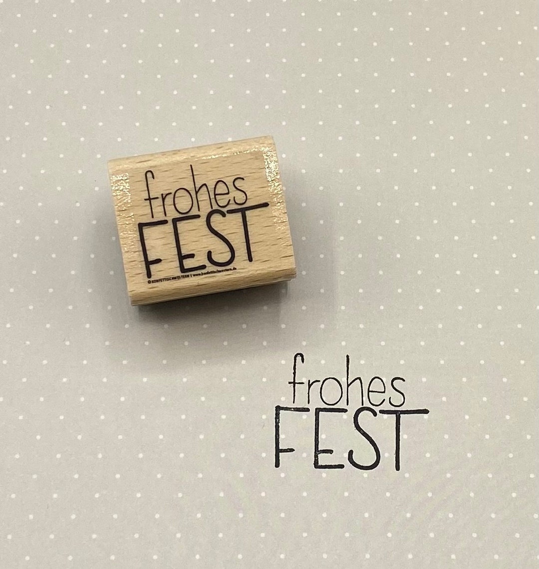 Timbre Joyeux Noël Etsy France
