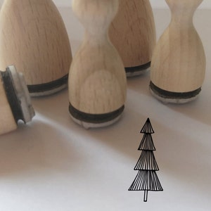 Mini Stempelsnuit, Kerstboom, 18 mm