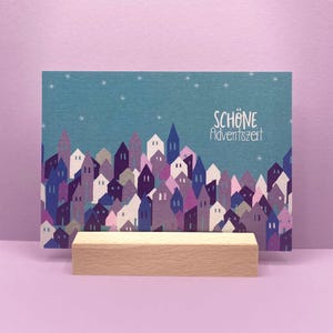 Cartolina bella stagione dell'Avvento