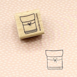 Tampon pot de fleurs, floral, tampon pour fleurs