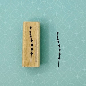 Timbre brin d'herbe, plante, élément floral pour cartes de voeux, cadeaux