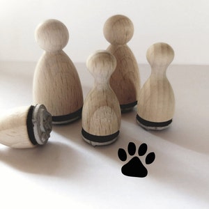 Mini stamp paw, paw of cat, dog...