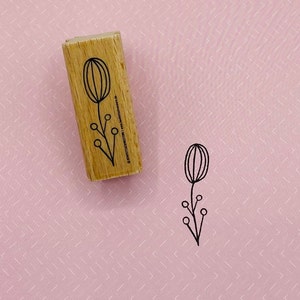 Plante de timbre, fleur, élément floral pour les cartes de voeux, cadeaux