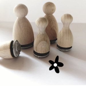 Mini Stempel Blume, Blüte, für Karten, Geschenkanhänger...
