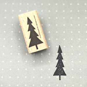 Timbro albero di Natale, albero di Natale, abete, stretto