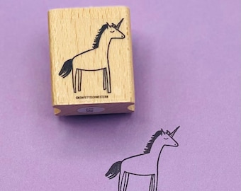 Unicorn stamp, unicorn, children's stamp, birthday