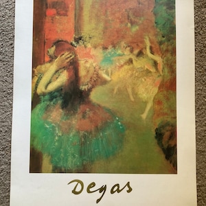 Kunstdruck des Gemäldes &quot;Balletto&quot; von Edgar Degas, 1885