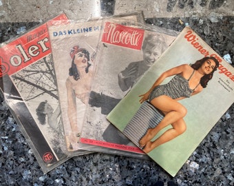Vintage mens magazines, 50s