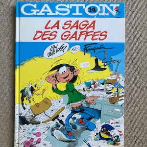 Gaston 14, Inbunden "La saga des gaffes".