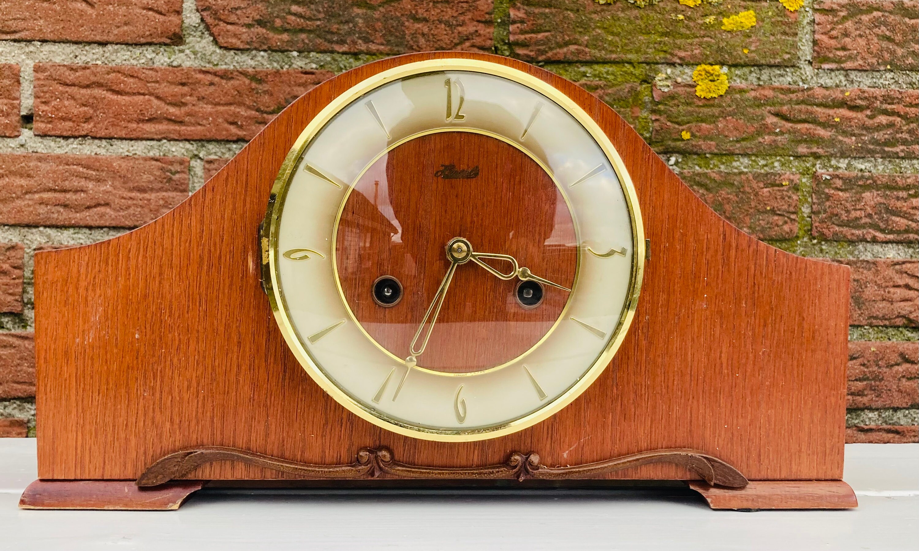 Franz Hermle Mantel Clock 1965 Germany. Etsy UK