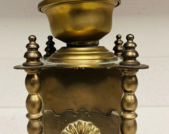 Art Nouveau, antique coffee grinder. France. 1910.