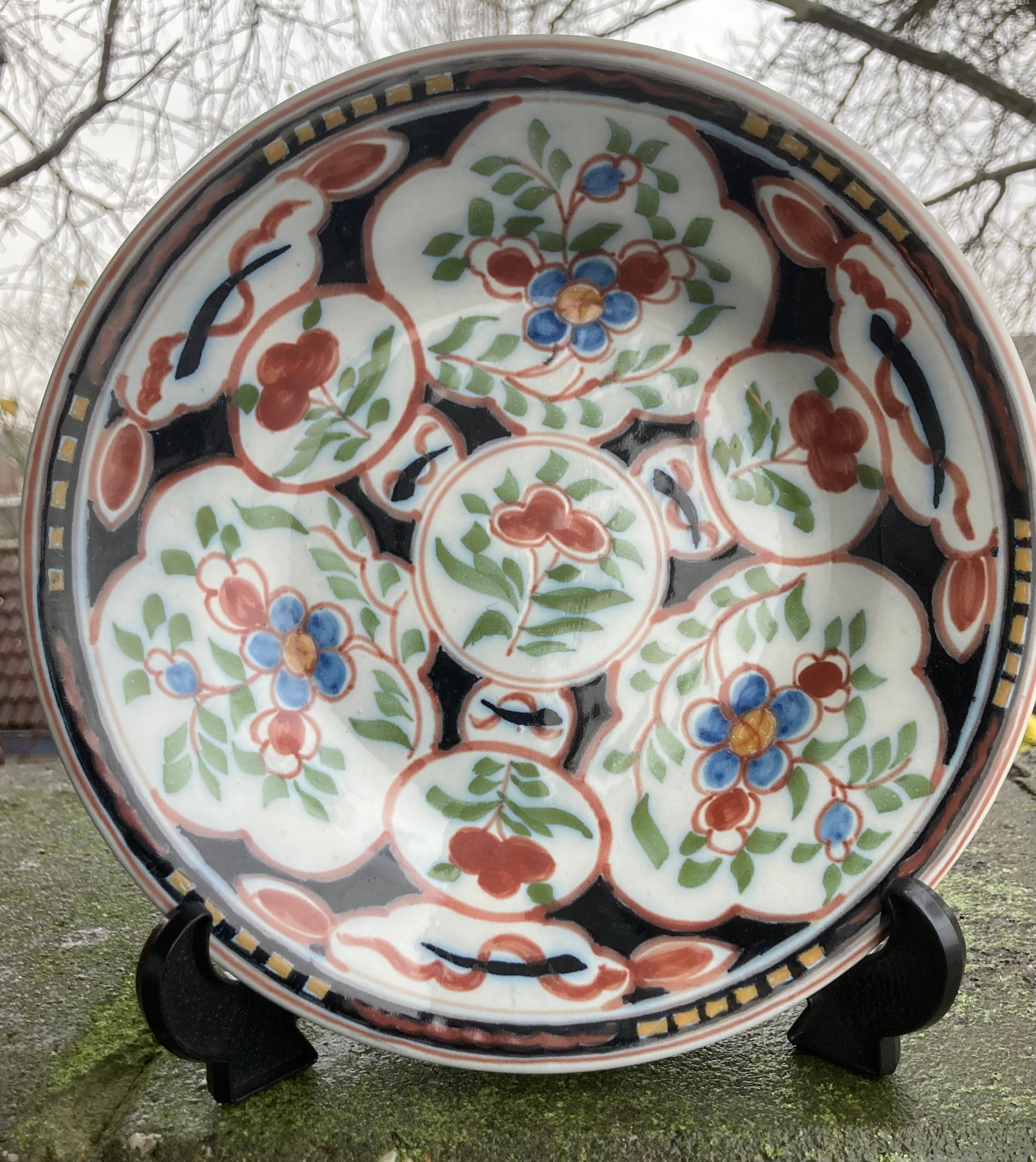 B-Set /  Tichelaar Makkum サイドプレート Elegant Makkum Wall Plate 7 1/4