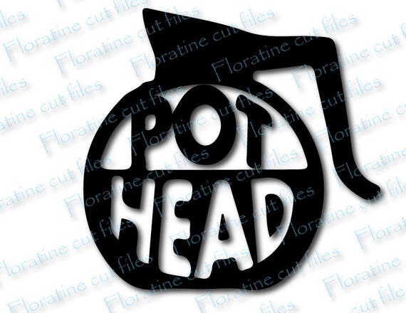 Pot Head Coffee SVG File DIY Iron on T shirt Transfer Heat | Etsy