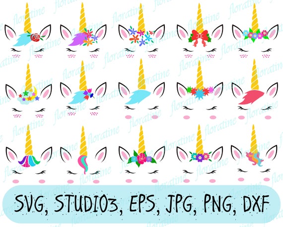 Download Free Unicorn Svg Unicorn Svg File Unicorn Svg Circut Unicorn Face Etsy SVG Cut Files