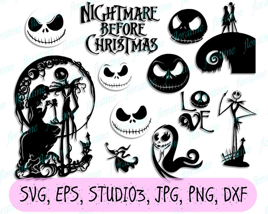 236+ nightmare before christmas color svg - Download Free SVG Cut Files ...