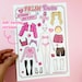 Printable Paper Dolls Dress up DIY Template, Stage Outfit, Girls Easy ...
