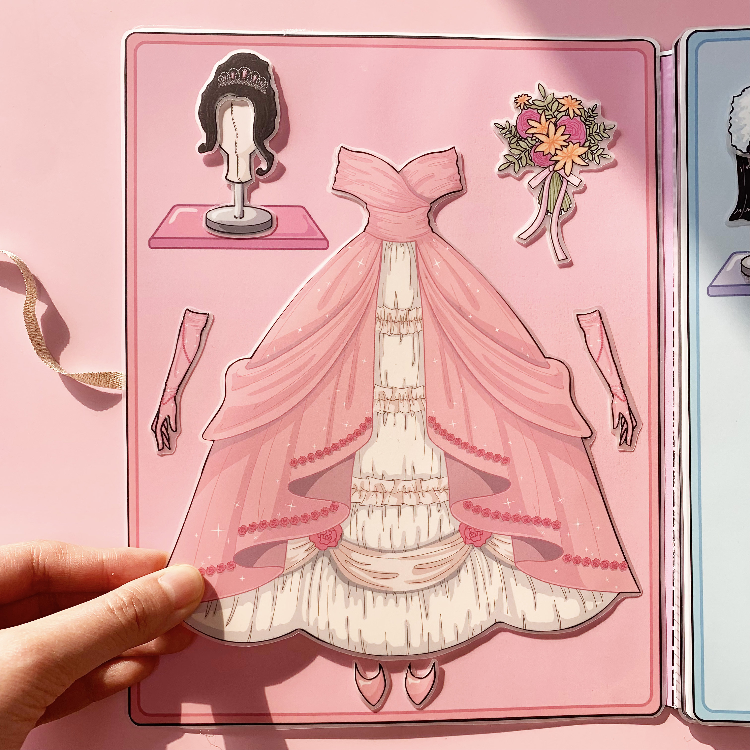 Paper Dolls Princess Play Kit Paper Doll House Dress Shop DIY Etsy