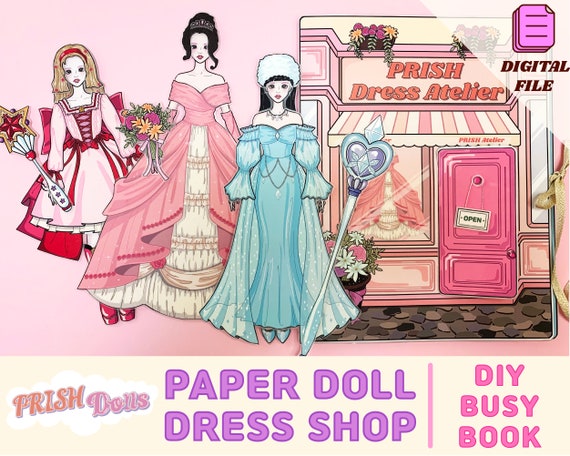 NEW HOUSE FOR YOUR DOLL IN THE ALBUM / PRINT AND PLAY clipart printable