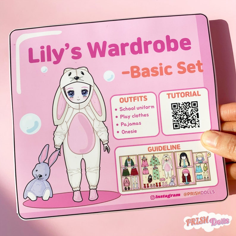 Printable Paper Dolls Dress up Activity for Kids DIY Quiet Etsy