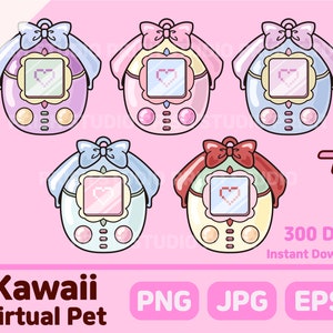 Kawaii Clipart Cute Y2K Retro Clip art PNG EPS Vector graphics for Stickers Commercial Use Cute JPG