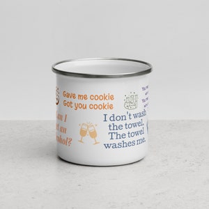 Small Cup* | Nick Miller Quotes | New Girl Fans | Funny Enamel Mug