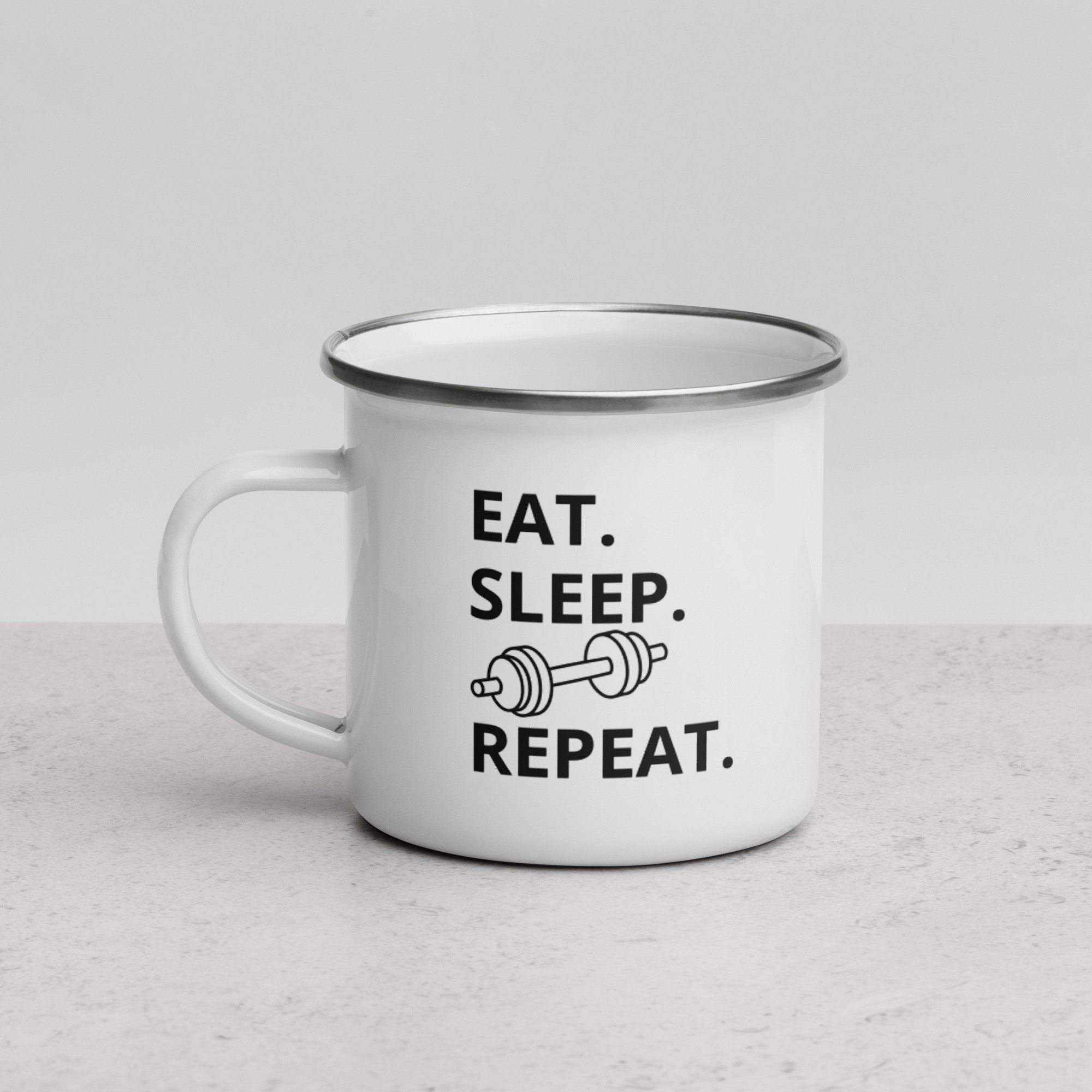 EAT SLEEP FIX CARS REPEAT Funny Car Mechanic Coffee Mug by TheCrownMerch