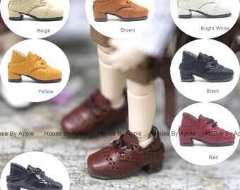 Retro Square Toe Shoes for Blythe/DAL/Pullip/Azone/momoko/OB24/OB22/licca/Molly/OB11/MiddieBlythe/GSC/Piccodo9