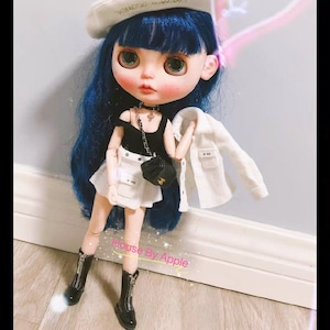 Fashion moto boots Doll Shoes for Blythe/DAL/Pullip/AzoneS/OB24//licca/1:6 doll shoes
